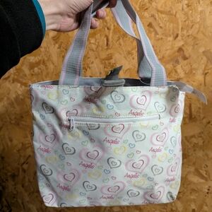 Angels rainbow logo tote